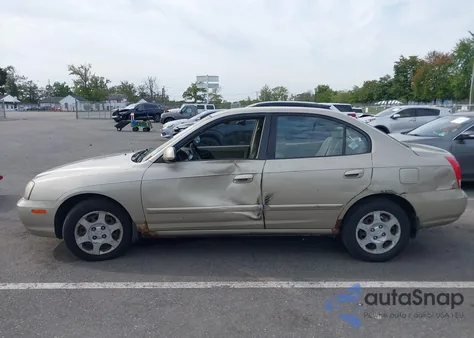 2001 Hyundai Elantra Gls from USA, damaged, VIN KMHDN45D41U128978